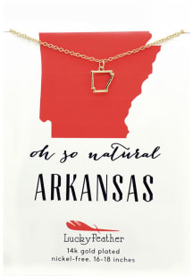 Arkansas 14K Gold Dipped Necklace
