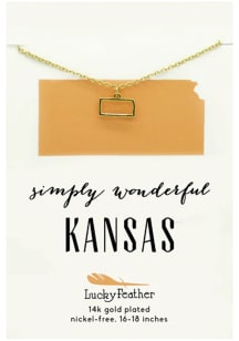 Kansas 14K Gold Dipped Necklace