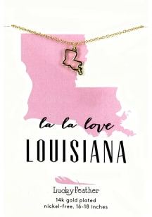 Louisiana 14K Gold Dipped Necklace