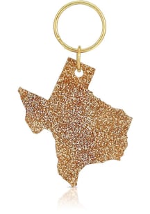 Texas Fun, Glittery Keychain Keychain