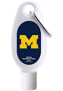 Michigan Wolverines Tottle Bottle w/ Carabiner Sunscreen