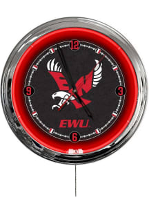 Eastern Washington Eagles Multi Color LED Wall Clock