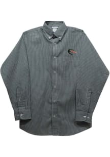 Vive La Fete UAB Blazers Youth Green Gingham Long Sleeve Polo