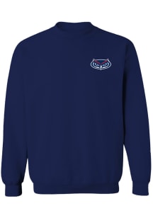Vive La Fete Florida Atlantic Owls Womens Navy Blue Impressions Crew Sweatshirt