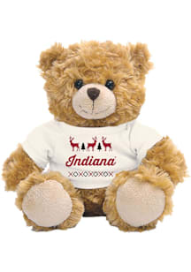 Indiana Hoosiers Jardine  Holiday 10" Holiday Plush - White