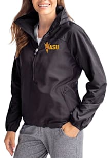 Cutter and Buck Arizona State Sun Devils Womens Black Charter Eco Pullover