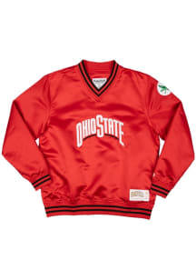 Mens Ohio State Buckeyes Red Homefield Campus Classic Pullover Jackets