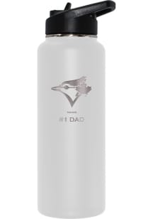 Toronto Blue Jays Dad 34oz Stainless Steel Bottle - White