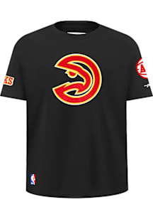 Pro Standard Atlanta Hawks Youth Black Retro Classics Short Sleeve T-Shirt