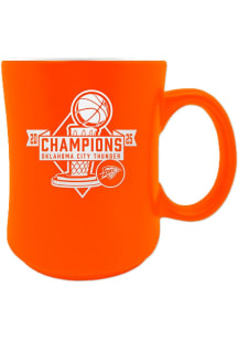 Oklahoma City Thunder 2025 NBA Finals Champions 19oz Starter Ceramic Mug - Orange