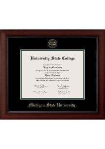 Brown Michigan State Spartans Embossed Lenox Diploma Frame
