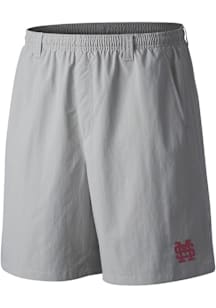Columbia Mississippi State Bulldogs Mens Grey Heat Seal Backcast Shorts