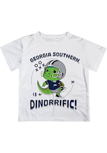 Vive La Fete Georgia Southern Eagles Youth White Dino-Riffic Short Sleeve T-Shirt