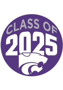 Purple K-State Wildcats 3&quot; Class of 2025 Button