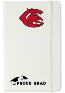 Central Missouri Mules Proud Grad team logo Notebook and Folder - White