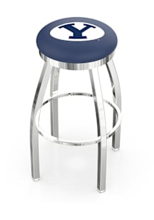 BYU Cougars Chrome Pub Stool - Silver