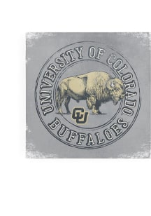 Colorado Buffaloes Mascot Medallion 9x9 Wall Art