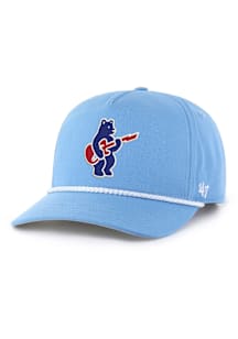 47 Chicago Cubs Electric Bear Rope Hitch Adjustable Hat - Light Blue