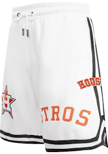 Pro Standard Houston Astros Mens White Classic Chenille Shorts