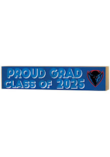 KH Sports Fan DePaul Blue Demons Class of 2025 graduation graphic Sign - Blue