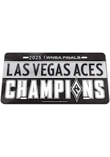 Las Vegas Aces Black 2025 WNBA Finals Champions Car Accessory License Plate