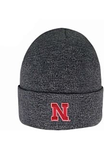 LogoFit Nebraska Cornhuskers Dark Grey South Pole Mens Knit Hat