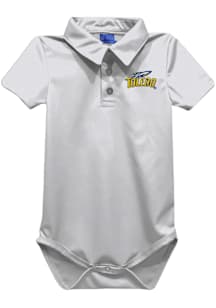 Vive La Fete Toledo Rockets Baby White Team Short Sleeve One Piece Polo