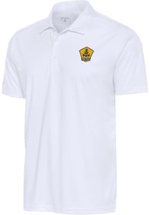 Antigua Rhode Island FC Mens White Tribute Short Sleeve Polo