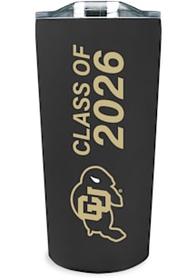 Colorado Buffaloes 18oz Class of 2026 Soft Touch Stainless Steel Tumbler - Black