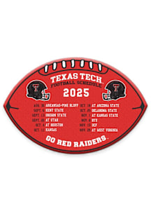 Texas Tech Red Raiders team schedule Magnet