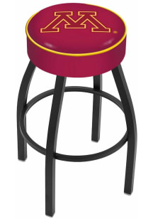 Black Minnesota Golden Gophers Swivel Pub Stool
