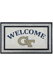 GA Tech Yellow Jackets Welcome 18x30 Door Mat