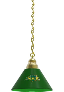 North Dakota State Bison Green Single Gold Billiard Lamp