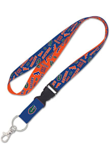 Florida Gators Scatterprint Lanyard - Blue