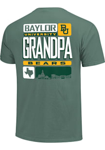 Baylor Bears Green Grandpa Short Sleeve T Shirt