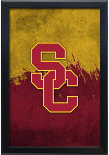 Black USC Trojans Snap Frame LED Sign