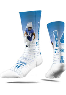 Amon-Ra St. Brown Detroit Lions Action Mens Crew Socks