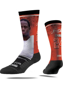 Nick Chubb Cleveland Browns Proflie Mens Crew Socks