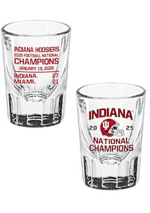 Indiana Hoosiers 2oz Scoreboard Nat Champ Game Shot Glass