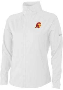 Womens USC Trojans White Columbia Fairway Friends Light Weight Jacket