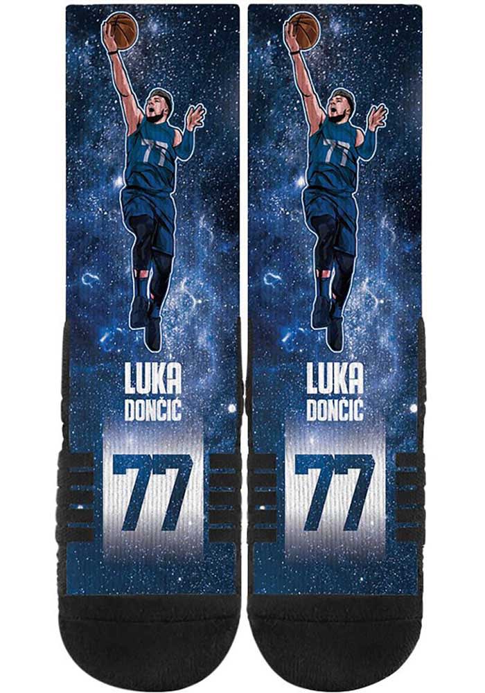 Luka Doncic Dallas Mavericks Premium Full Sublimated Galaxy Mens Crew Socks