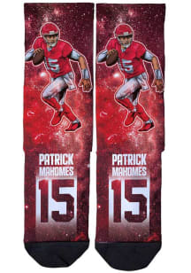 Patrick Mahomes Kansas City Chiefs Classic Full Sublimated Galaxy Mens Crew Socks