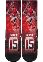 Patrick Mahomes Kansas City Chiefs Premium Full Sublimated Galaxy Mens Crew Socks
