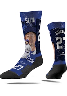 Seiya Suzuki Chicago Cubs Montage Mens Crew Socks
