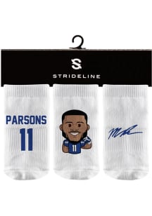 Micah Parsons  Strideline Dallas Cowboys 3 Pack Baby Quarter Socks