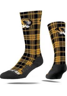 Missouri Tigers Collegiate Plaid Mens Dress Socks