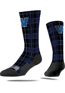 Villanova Wildcats Collegiate Plaid Mens Dress Socks