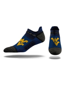 Strideline West Virginia Mountaineers Primary Logo Mens No Show Socks