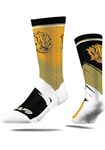 Arkansas Pine Bluff Golden Lions Strideline Mix Match Mens Crew Socks