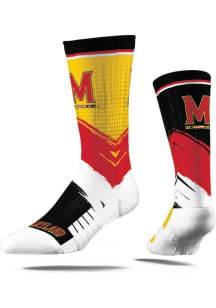 Maryland Terrapins Strideline Mix Match Mens Crew Socks - Red